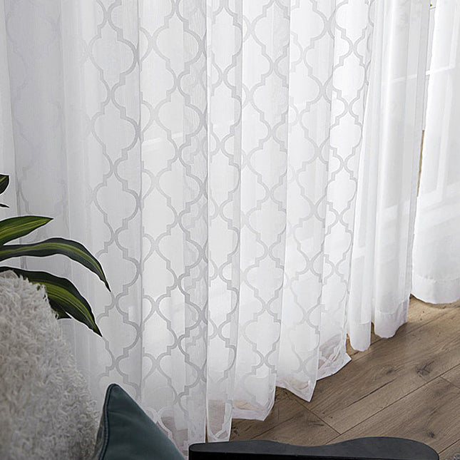 Tenda velata con motivo geometrico marocchino