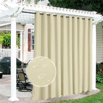 Tenda da esterno crema tessuto antimuffa