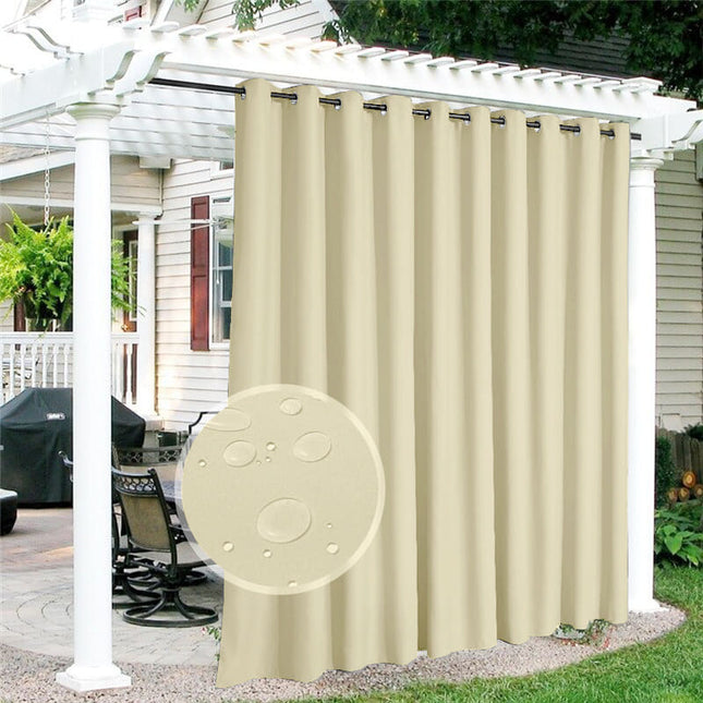 Tenda da esterno crema tessuto antimuffa