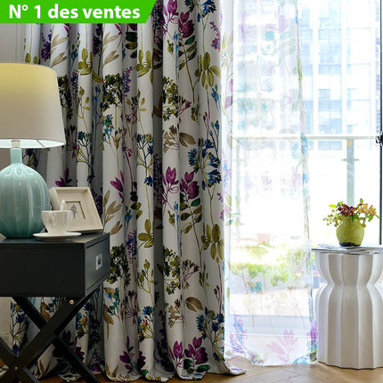 Tenda Oscurante con Stampa Floreale Moderna