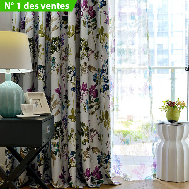 Tenda Oscurante con Stampa Floreale Moderna