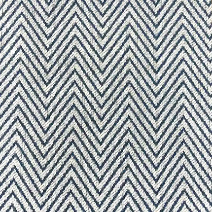 Tenda oscurante blu motivo chevron