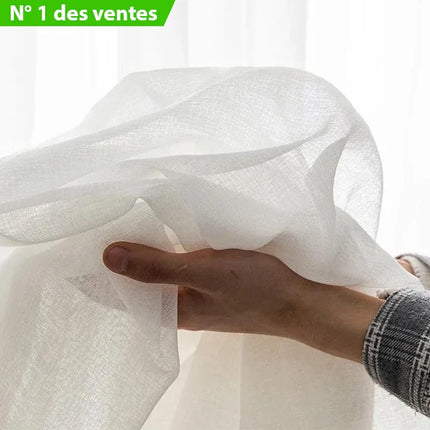 Velo Trasparente Effetto Lino Naturale