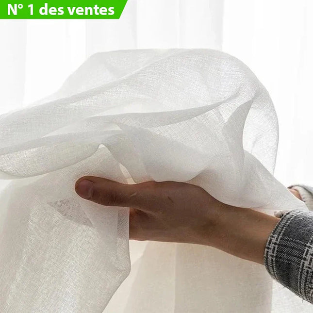 Velo Trasparente Effetto Lino Naturale