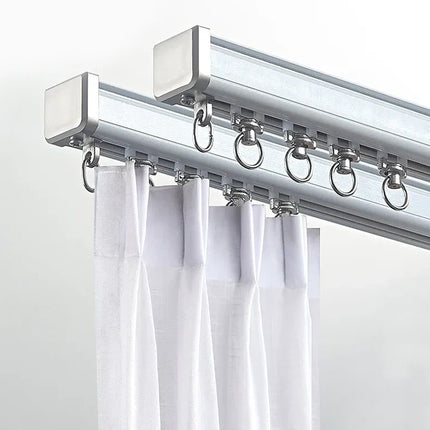 Binario doppio per tende a soffitto