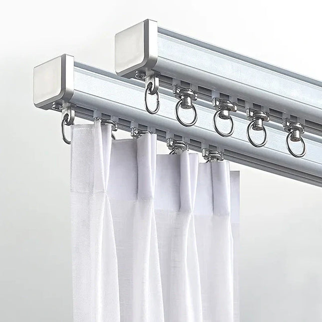Binario doppio per tende a soffitto