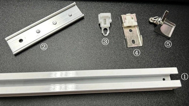 Binario doppio per tende a soffitto