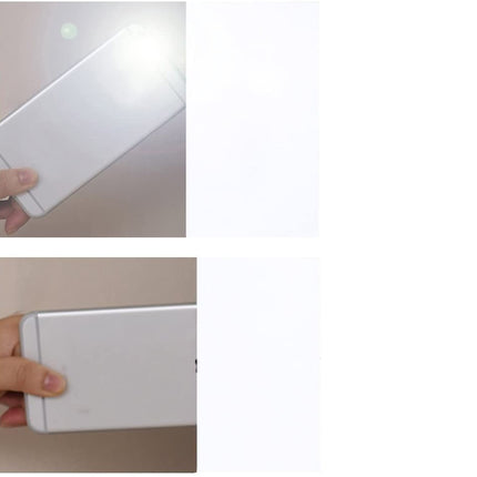 Tenda oscurante bianca in tessuto liscio