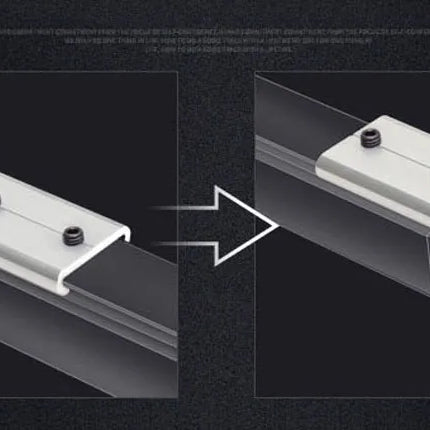 Binario doppio per tende a soffitto