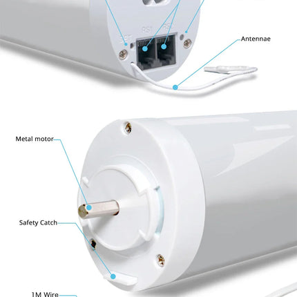 Binario per tende motorizzato smart WiFi