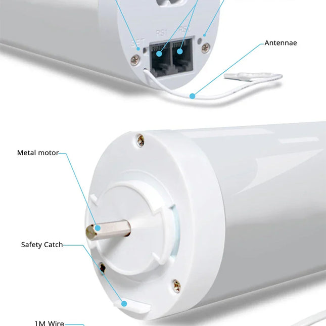 Binario per tende motorizzato smart WiFi