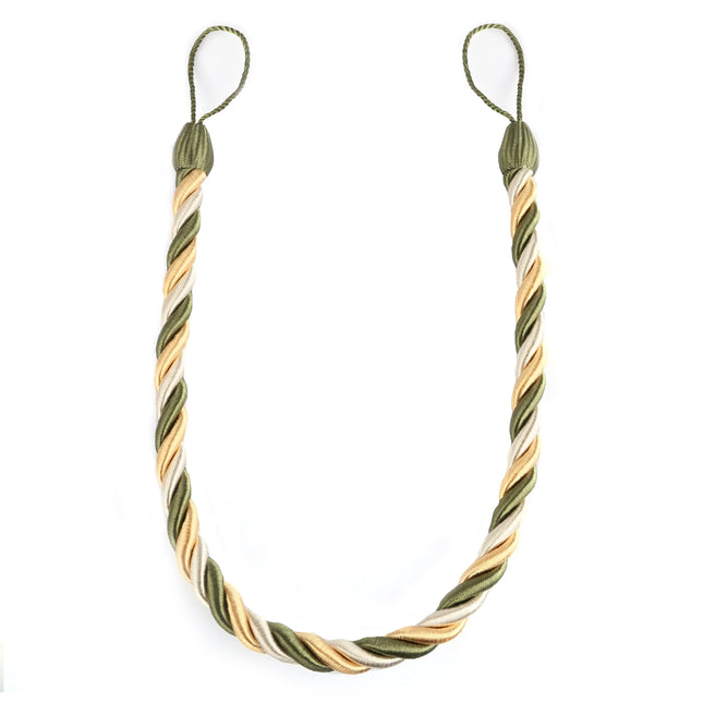 Fermitenda decorativo a corda intrecciata