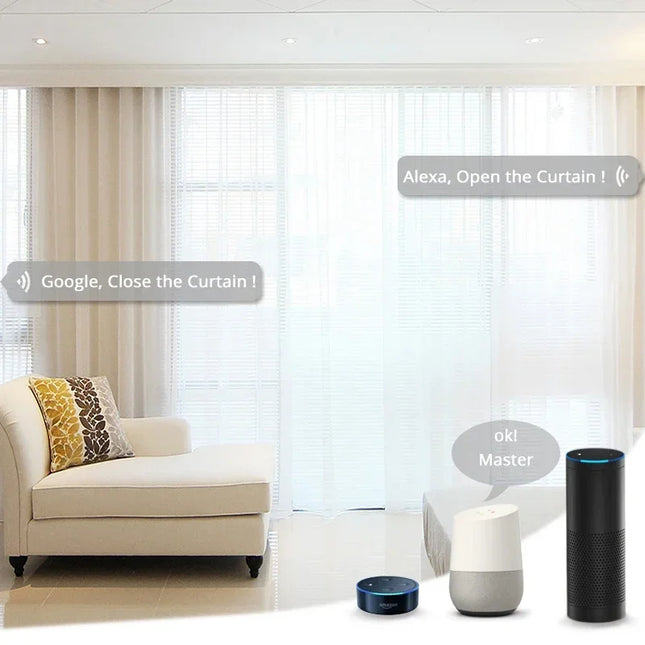 Binario per tende motorizzato smart WiFi