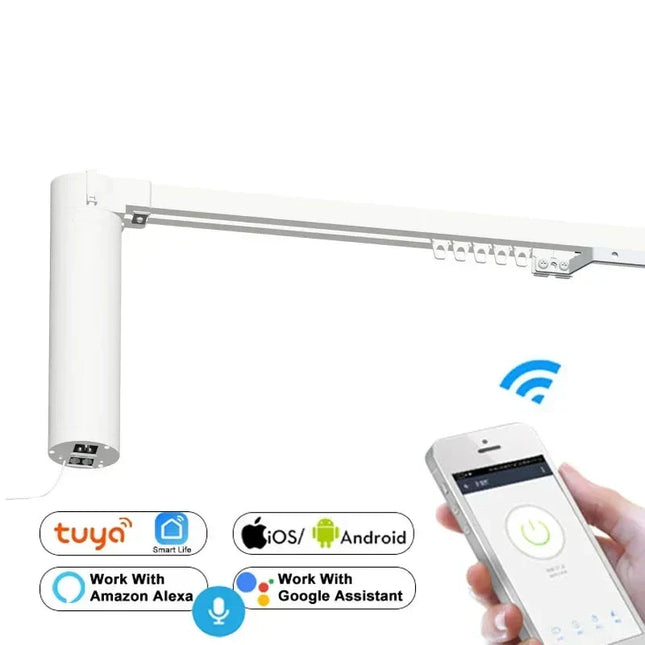 Binario per tende motorizzato smart WiFi