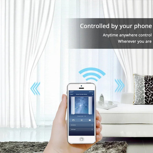 Binario per tende motorizzato smart WiFi