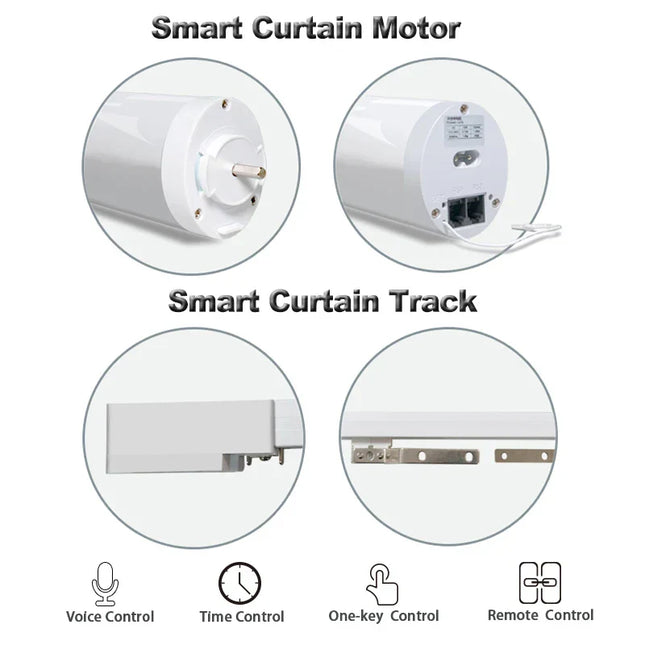 Binario per tende motorizzato smart WiFi