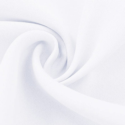 Tenda oscurante bianca in tessuto liscio