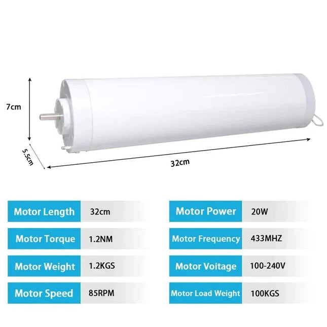Binario per tende motorizzato smart WiFi