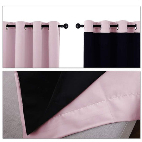 Tenda termica oscurante rosa pallido