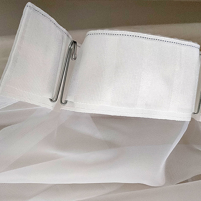 Tenda velata trasparente per soggiorno moderno