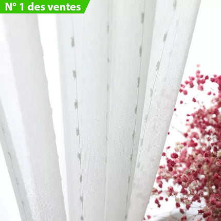 Tenda velata con motivo a pois