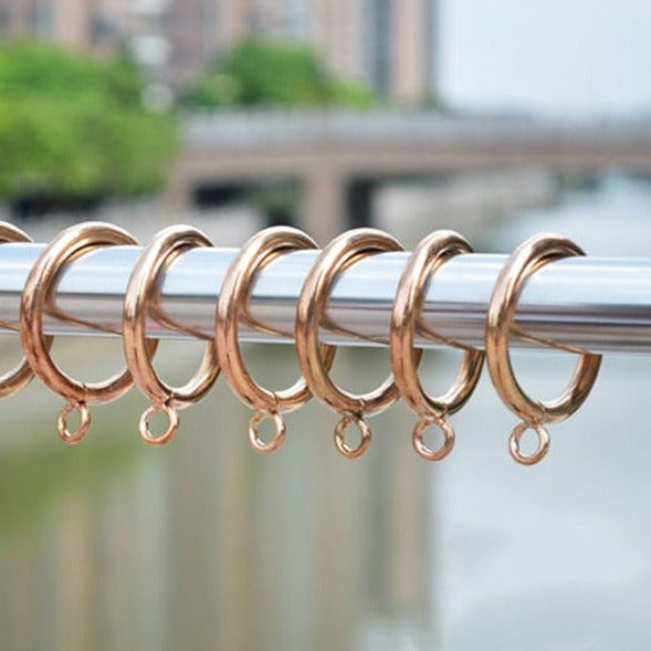 Anelli per tende in metallo bronzato