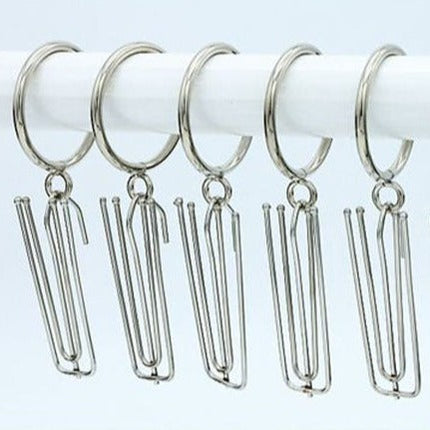 Anelli per tende in metallo bronzato