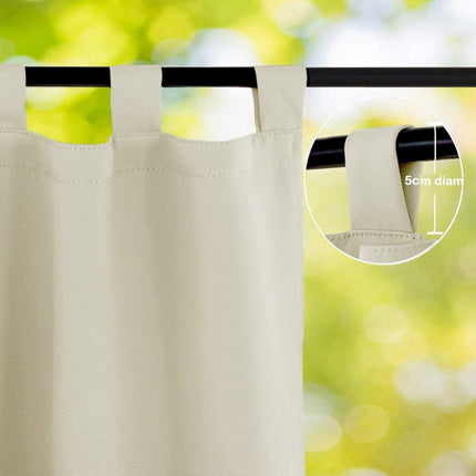 Tenda da esterno color crema impermeabile