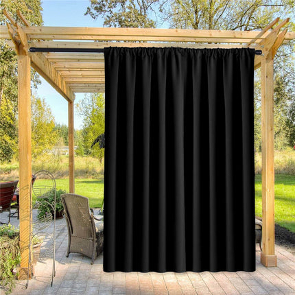 Tenda da esterno nera per balcone