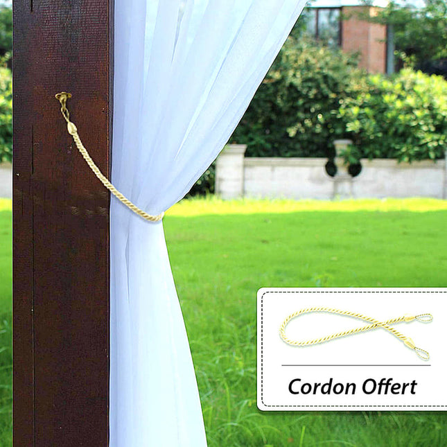 Tenda velata leggera per esterni