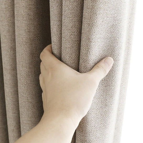 Tenda oscurante colore beige scuro