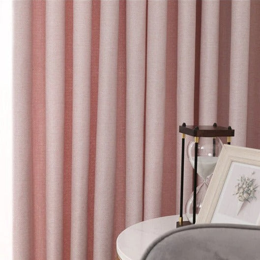 Tenda elegante rosa con trama geometrica