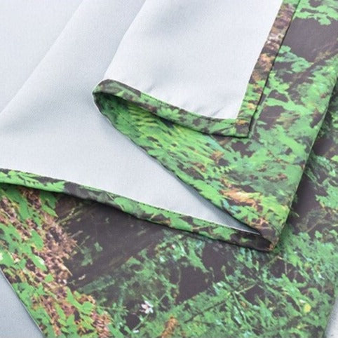 Tenda da balcone con stampa foresta