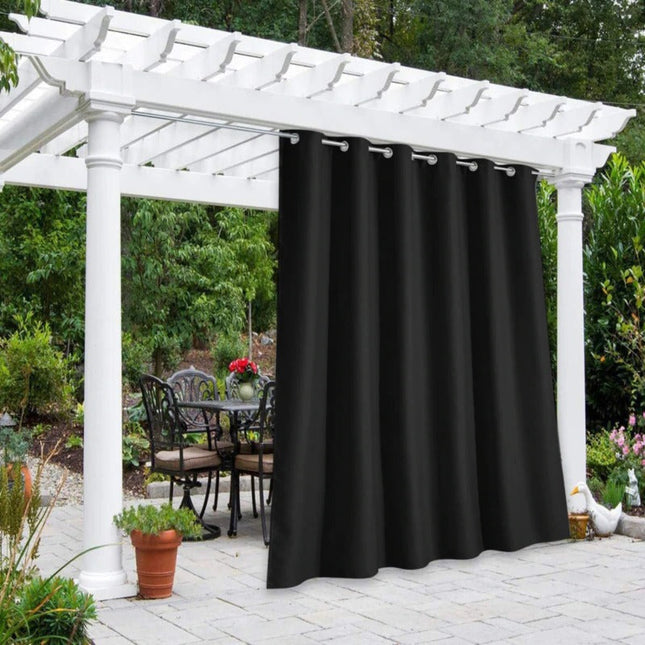 Tenda da esterno nera per gazebo