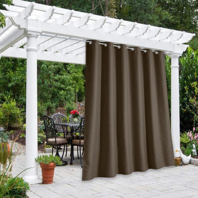 Tenda da sole per esterno marrone
