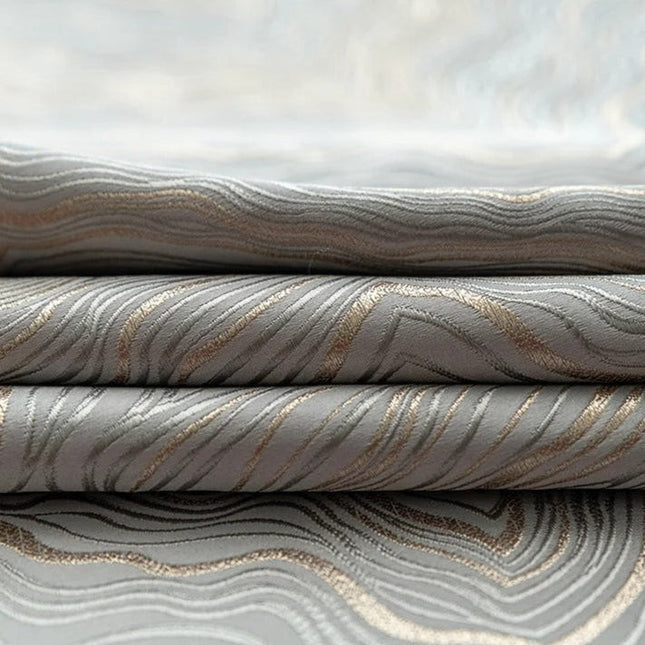 Tenda oscurante jacquard motivo argento