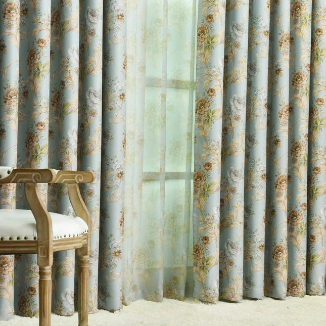 Tenda oscurante a fantasia floreale