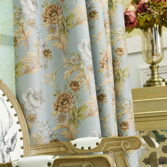 Tenda oscurante a fantasia floreale