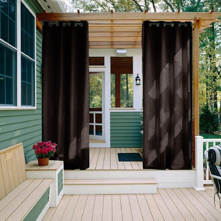 Tenda da esterno marrone scuro impermeabile