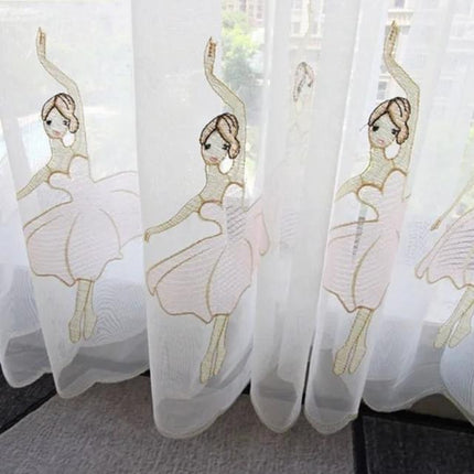 Tenda velata per cameretta con ballerina