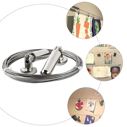 Kit cavo in acciaio per tende