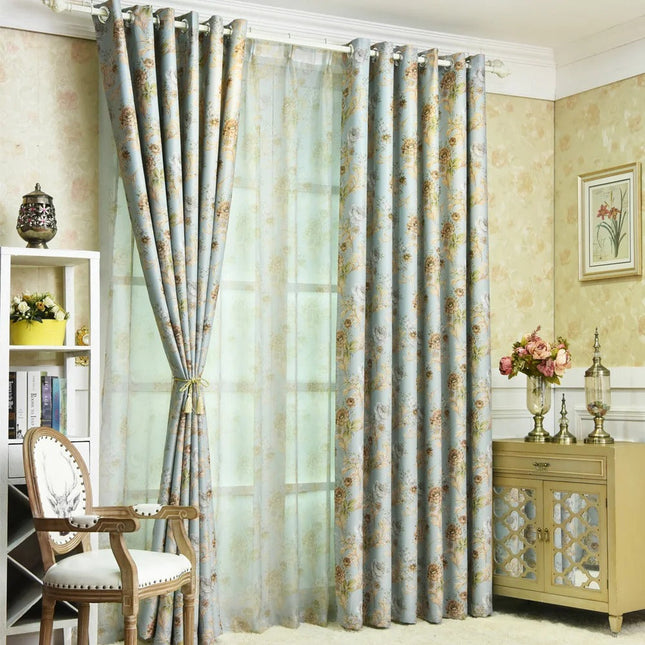 Tenda oscurante a fantasia floreale