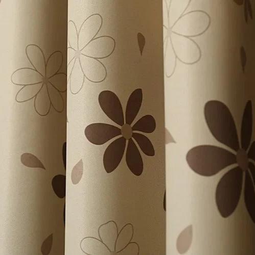 Tenda Oscurante con Fiori Stilizzati Moderni