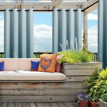 Tenda da Terrazzo Verde con Motivi