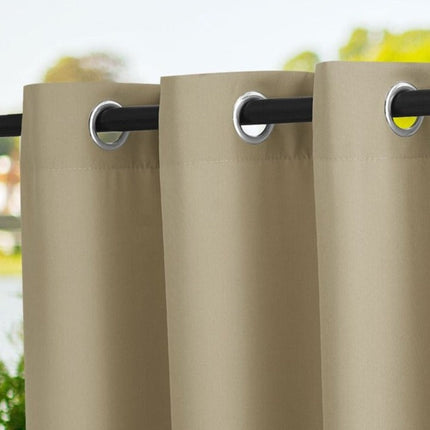 Tenda da esterno impermeabile con occhielli