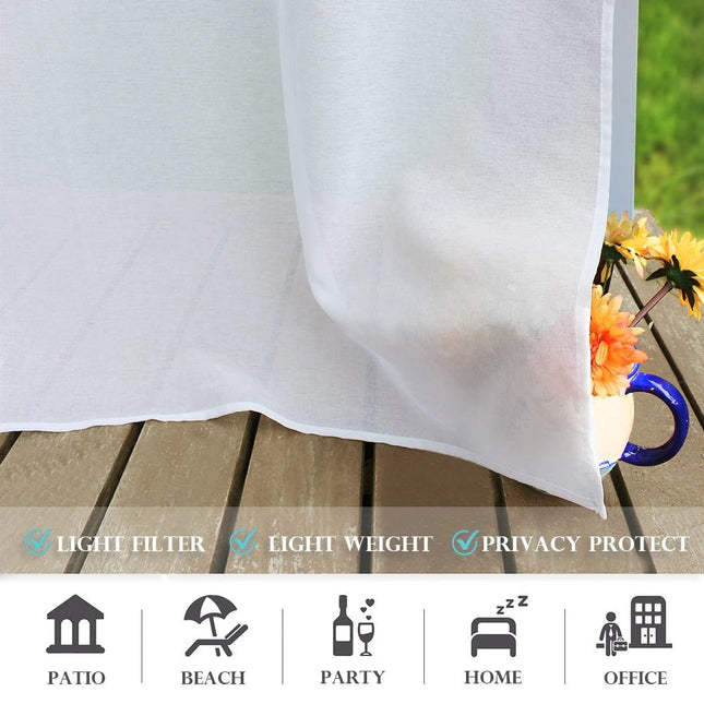 Tenda da Esterno Filtrante con Anelli