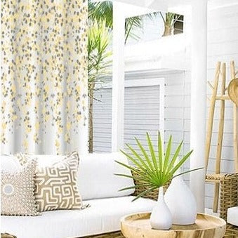 Tenda per soggiorno con motivo floreale