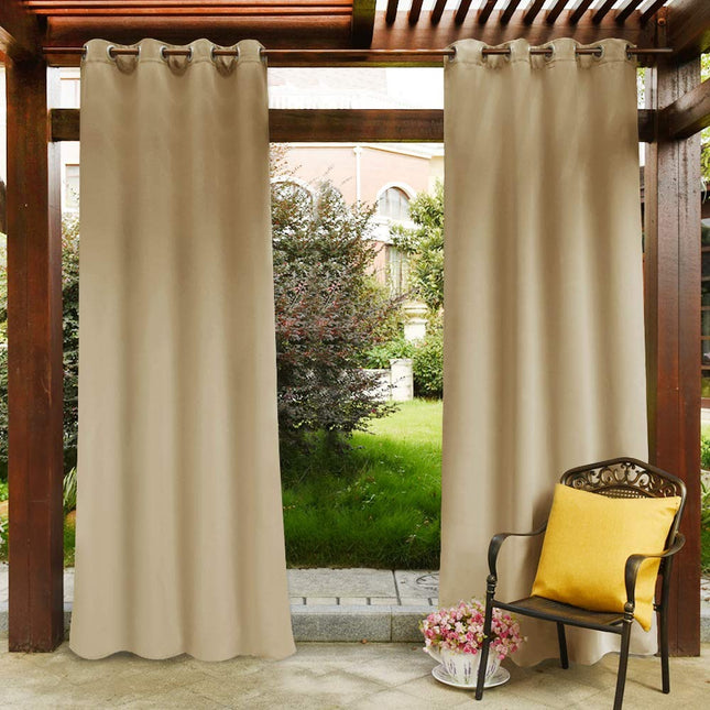 Tenda da esterno impermeabile con anelli