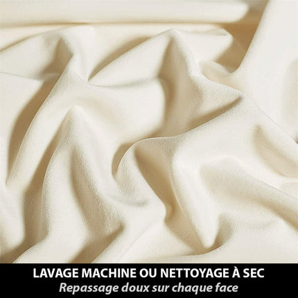 Tenda Isolante Termica Effetto Velluto Avorio