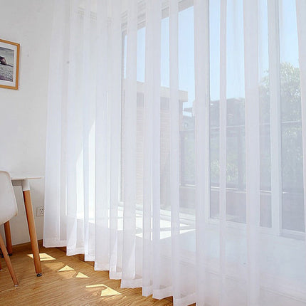 Tenda velata trasparente per soggiorno moderno